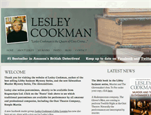 Tablet Screenshot of lesleycookman.co.uk
